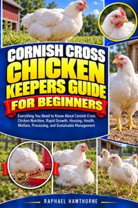 Cornish Cross Chicken Keepers Guide for Beginners: Everything You Need to Know About Cornish Cross Chicken Nutrition, Rapid Growth, Housing, Health, W cover