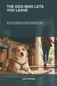 The Dog Who Lets You Leave: A Force-Free Separation Anxiety Training Plan for Velcro Behavior, Departure Panic, and Calm Home-Alone Time cover