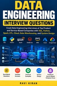 Data Engineering Interview Questions: Crack Data Engineering Interview in top product and service based companies: Crack Data Engineering Interviews a cover
