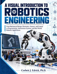A Visual Introduction to Robotics Engineering: From Mechanical Design, Electronics, Sensors, and Control to Programming, Autonomous Systems, and Real- cover