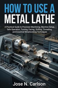 How to Use a Metal Lathe: A Practical Guide to Precision Machining, Machine Setup, Safe Operation, Turning, Facing, Drilling, Threading, and Essential cover