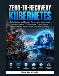 Zero-To-Recovery Kubernetes: Build Backup and Disaster Recovery for Kubernetes with etcd, Velero, CSI Snapshots, Object Storage, GitOps, Multi-Cluster cover