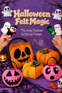 Halloween Felt Magic: Fun, Scary Creations for Kids and Families cover