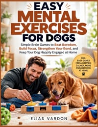 Easy Mental Exercises for Dogs: Simple Brain Games to Beat Boredom, Build Focus, Strengthen Your Bond, and Keep Your Dog Happily Engaged at Home cover