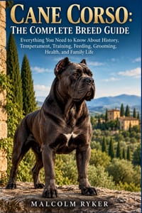 Cane Corso: The Complete Breed Guide: Everything You Need to Know About History, Temperament, Training, Feeding, Grooming, Health, and Family Life cover