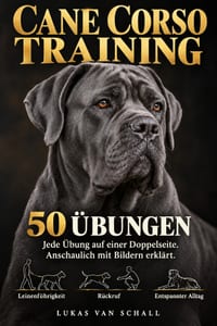 Cane Corso Training: 50 Übungen für Leinenführigkeit, Rückruf und einen entspannten Alltag cover