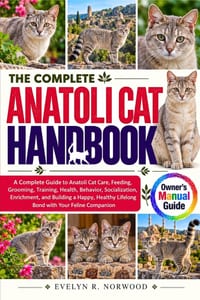 The Complete Anatoli Cat Handbook: A Complete Guide to Anatoli Cat Care, Feeding, Grooming, Training, Health, Behavior, Socialization, Enrichment, and cover