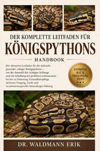 Der Komplette Leitfaden Für Königspythons: Der ultimative Leitfaden für die Aufzucht gesunder, ruhiger Königspythons - von der Auswahl...Zucht und ver cover