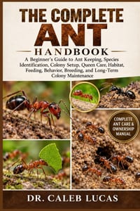 The Complete Ant Handbook: A Beginner's Guide to Ant Keeping, Species Identification, Colony Setup, Queen Care, Habitat, Feeding, Behavior, Breeding, cover
