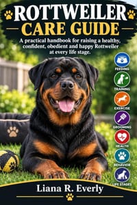 Rottweiler Care Guide: A Practical Handbook for Raising a Healthy, Confident, Obedient and Happy Rottweiler at Every Life Stage cover