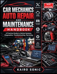 Car Mechanics Auto Repair And Maintenance Handbook: A Practical Guide to Vehicle Systems, Diagnostics, Troubleshooting, Servicing, and Brakes cover