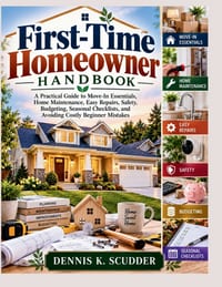 First-Time Homeowner Handbook: A Practical Guide to Move-In Essentials, Home Maintenance, Easy Repairs, Safety, Budgeting, Seasonal Checklists, and Av cover