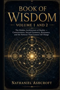 The Book of Wisdom: The Hidden Architecture of Reality - Consciousness, Sacred Geometry, Resonance, and the Patterns That Connect All Things VOLUME 1 cover