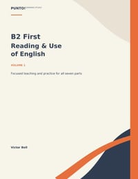 Punto! B2 First Reading & Use of English: Focused teaching and practice for all seven parts cover