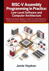 RISC-V Assembly Programming in Practice: Low-Level Software and Computer Architectu: Master Instructions, Registers, Control Flow, Stack Operations, C cover