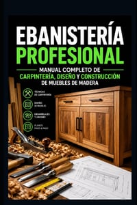 Ebanistería Profesional: Manual Completo de Carpintería, Diseño Y Construcción de Muebles de Madera cover