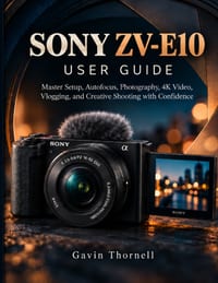 Sony Zv-E10 User Guide: Master Setup, Autofocus, Photography, 4K Video, Vlogging, and Creative Shooting with Confidence cover