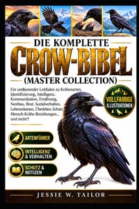 Die Komplette Crow-Bibel (Master Collection): Ein umfassender Leitfaden zu Krähenarten, Identifizierung, Intelligenz, Kommunikation, Ernährung, Nestba cover