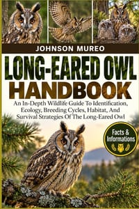 Long-Eared Owl Handbook: An In-Depth Wildlife Guide To Identification, Ecology, Breeding Cycles, Habitat, And Survival Strategies Of The Long-Eared Ow cover