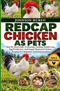 Redcap Chicken as Pets: A Step-By-Step Guide To Housing, Feeding, Health Care, Egg Production, And Happy Backyard Chicken Keeping For Beginners And Ho cover
