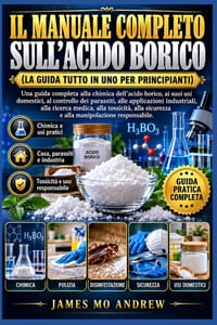 Il Manuale Completo Sull'acido Borico (La Guida Tutto in Uno Per Principianti): Una guida completa alla chimica dell'acido borico, ai suoi usi domesti cover