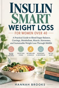 Insulin Smart Weight Loss for Women Over 40: A Practical Guide to Blood Sugar Balance, Cravings, Metabolism, Muscle, Hormones, and Sustainable Weight cover