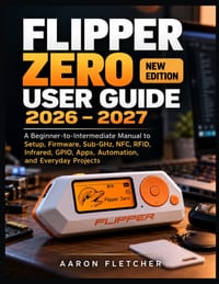 Flipper Zero User Guide 2026 2027: A Beginner-to-Intermediate manual to Setup, Firmware, Sub-GHz, NFC, RFID, Infrared, GPIO, Apps, Automation, and Eve cover