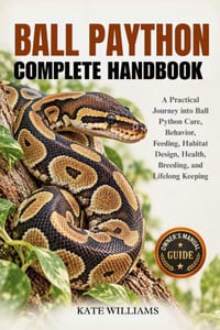 Ball Paython: A Practical Journey into Ball Python Care, Behavior, Feeding, Habitat Design, Health, Breeding, and Lifelong Keeping cover