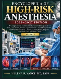Encyclopedia of High-Risk Anesthesia 2026-2027 Edition: A Comprehensive Clinical Reference to Perioperative Risk Assessment, Patient Optimization, Cri cover