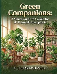 Green Companions: A Visual Guide to Caring for 20 Beloved Houseplants cover