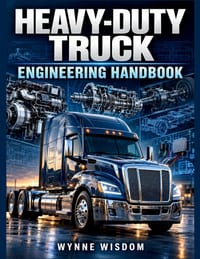 Heavy-Duty Truck Engineering Handbook: A Practical Guide to Diesel Engines, Drivetrain Systems, Brakes, Suspension, Electrical Systems, Maintenance, a cover