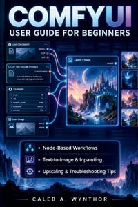 Comfyui User Guide for Beginners: Node-Based Workflows, Text-to-Image, Inpainting, Upscaling, and Troubleshooting Tips cover
