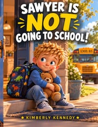 Sawyer is Not Going to School: A First Day of Kindergarten Story About Nerves, New Friends, and New Adventures cover