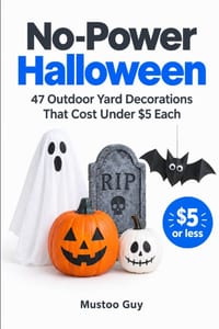 No-Power Halloween: 47 Outdoor Yard Decorations That Cost Under $5 Each cover