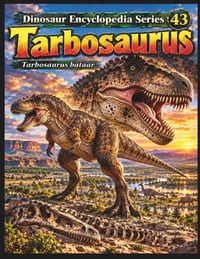 Dinosaur Encyclopedia Series Vol.43 Tarbosaurus: Exploring the Anatomy, Life, and Fossil Evidence of a Giant Predator cover