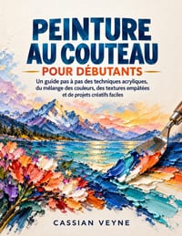Peinture au couteau à palette pour débutants cover