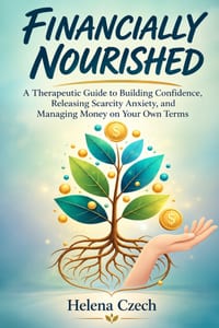 Financially Nourished: A Therapeutic Guide to Building Confidence, Releasing Scarcity Anxiety, and Managing Money on Your Own Terms cover