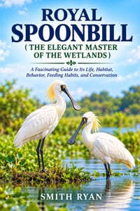 Royal Spoonbill ( the Elegant Master of the Wetlands ): A Fascinating Guide to Its Life, Habitat, Behavior, Feeding Habits, and Conservation cover