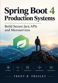 Spring Boot 4 Production Systems: Build Secure Java APIs and Microservices cover
