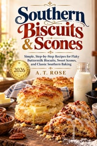 Southern Biscuits & Scones: Simple, Step-by-Step Recipes for Flaky Buttermilk Biscuits, Sweet Scones, and Classic Southern Baking cover