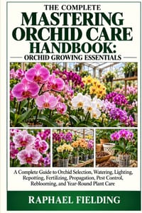 Mastering Orchid Care Handbook: ORCHID GROWING ESSENTIALS THE COMPLETE: A Complete Guide to Orchid Selection, Watering, Lighting, Repotting, Fertilizi cover