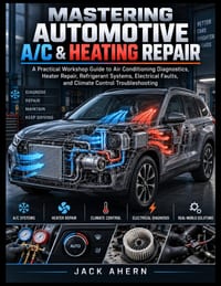 Mastering Automotive A/C & Heating Repair: A Practical Workshop Guide to Air Conditioning Diagnostics, Heater Repair, Refrigerant Systems, Electrical cover