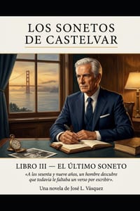 LOS SONETOS DE CASTELVAR LIBRO III EL ÚLTIMO SONETO Novela: A los sesenta y nueve años, un hombre descubre que todavía le faltaba un verso por escribi cover
