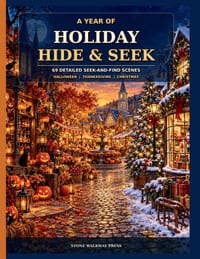 A Year of Holiday Hide and Seek: Find Items in the Pictures cover