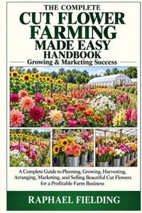 The Complete Cut Flower Farming Made Easy Handbook: A Complete Guide to Planning, Growing, Harvesting, Arranging, Marketing, and Selling Beautiful Cut cover