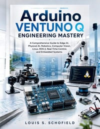 Arduino VENTUNO Q Engineering Mastery: A Comprehensive Guide to Edge AI, Physical AI, Robotics, Computer Vision, Linux, ROS 2, Real-Time Control, and cover