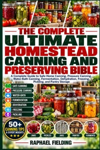 The Complete Ultimate Homestead Canning and Preserving Bible: A Complete Guide to Safe Home Canning, Pressure Canning, Water-Bath Canning, Fermentatio cover