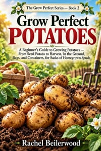 Grow Perfect Potatoes: A Beginner's Guide to Growing Potatoes - From Seed Potato to Harvest, in the Ground, Bags, and Containers, for Sacks of Homegro cover