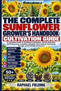 The Complete Sunflower Grower's Handbook: CULTIVATION GUIDE: A Complete Guide to Sunflower Cultivation, Variety Selection, Soil Preparation, Irrigatio cover