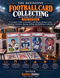 The Definitive Football Card Collecting Reference Guide (2026 Edition): A Complete Guide to Football Card History, Rookie Cards, Grading, Valuation, B cover